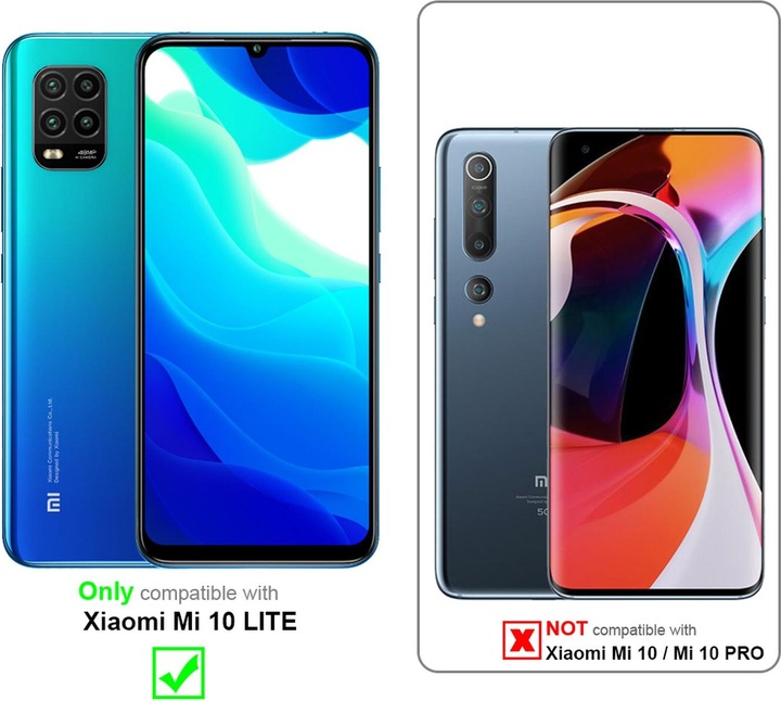Actual product image Cadorabo Book Invisible Magnet Cover (Mi 10 Lite)