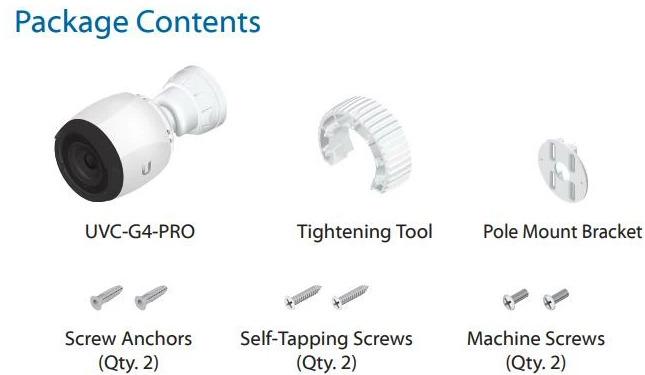 Productafbeelding Ubiquiti UVC-G4-Pro (3840 x 2160 Pixels)
