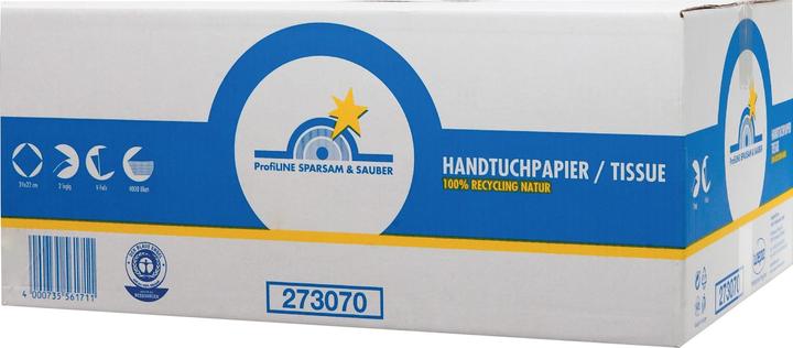 Actual product image Müller Hygiene TissueLINE SPARSAM & SAUBER Paper towel 273410 ws 20x200pcs. (200 x)