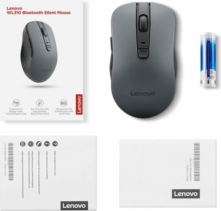 Produktbild Lenovo WL310 Bluetooth Silent Mouse Standalone (P) (Kabellos)