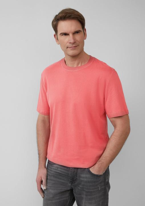 Produktbild S.Oliver T-Shirt T-Shirt mit Crewneck und Flatlock-Details (XXL)