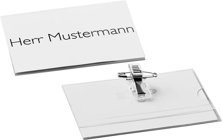 Produktbild Schäfer Shop Namensschilder, Kombiklemme