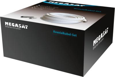 Actual product image Megasat 100148 Coaxial cable 50 m F White (110 dB, Antenna cable)