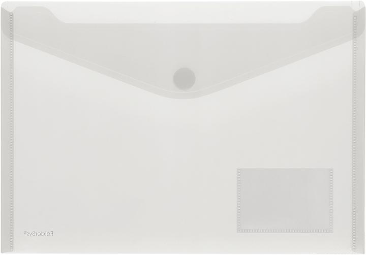 Actual product image Foldersys Document pouch, DIN A4 landscape, Velcro closure, PP (A4, 10 x)