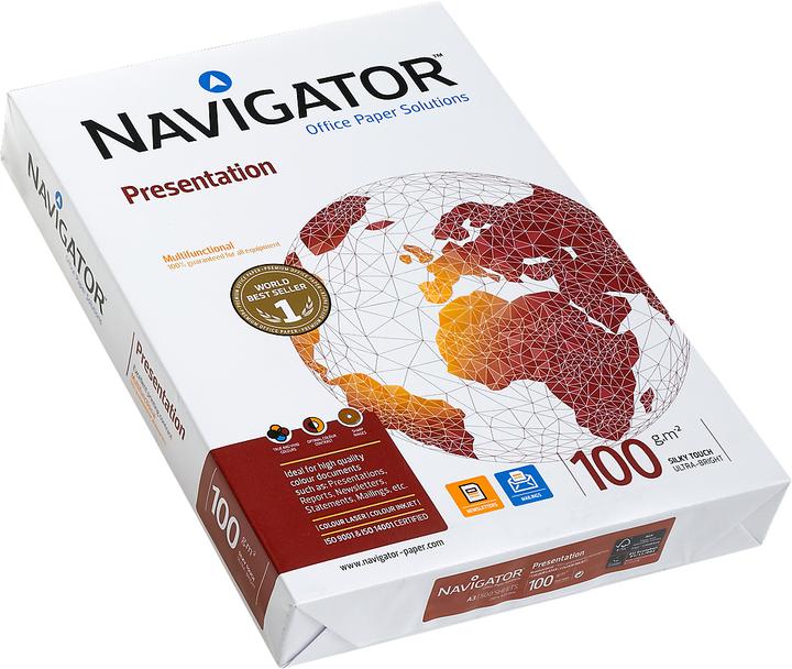 Actual product image Navigator Office paper Presentation (100 g/m², 500 x, A3)