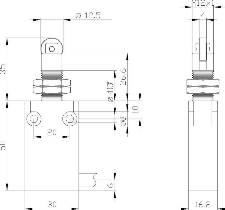 Produktbild Siemens Endschalter,Metall,30mm,w/Rolltaster