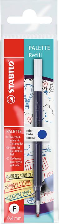 Produktbild STABILO Ersatzminen für ® Gelschreiber Palette, Strichstärke 0,4 mm, 10 Stück, diverse Farben (Blau, 0.40 mm, 10 Stk.)