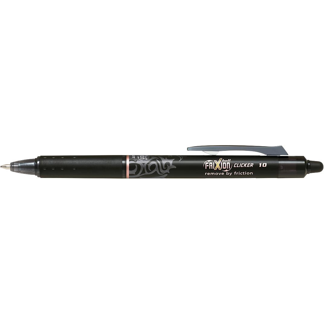 2x Pilot, Schreibstifte, Tintenroller FRIXION Clicker, Minendurchmesser 1 mm, Strichstärke 0,6 mm, versch. Farben, 12 St...
