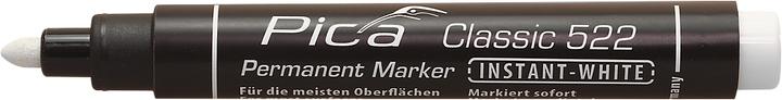 Actual product image Pica Permanent marker INSTANT-WHITE, white, waterproof, 10 pieces with line widths from 1-4 mm (10x)