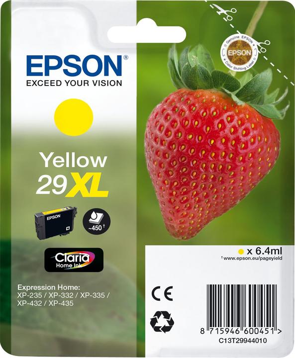 Produktbild Epson 29XL Claria Home (Y)