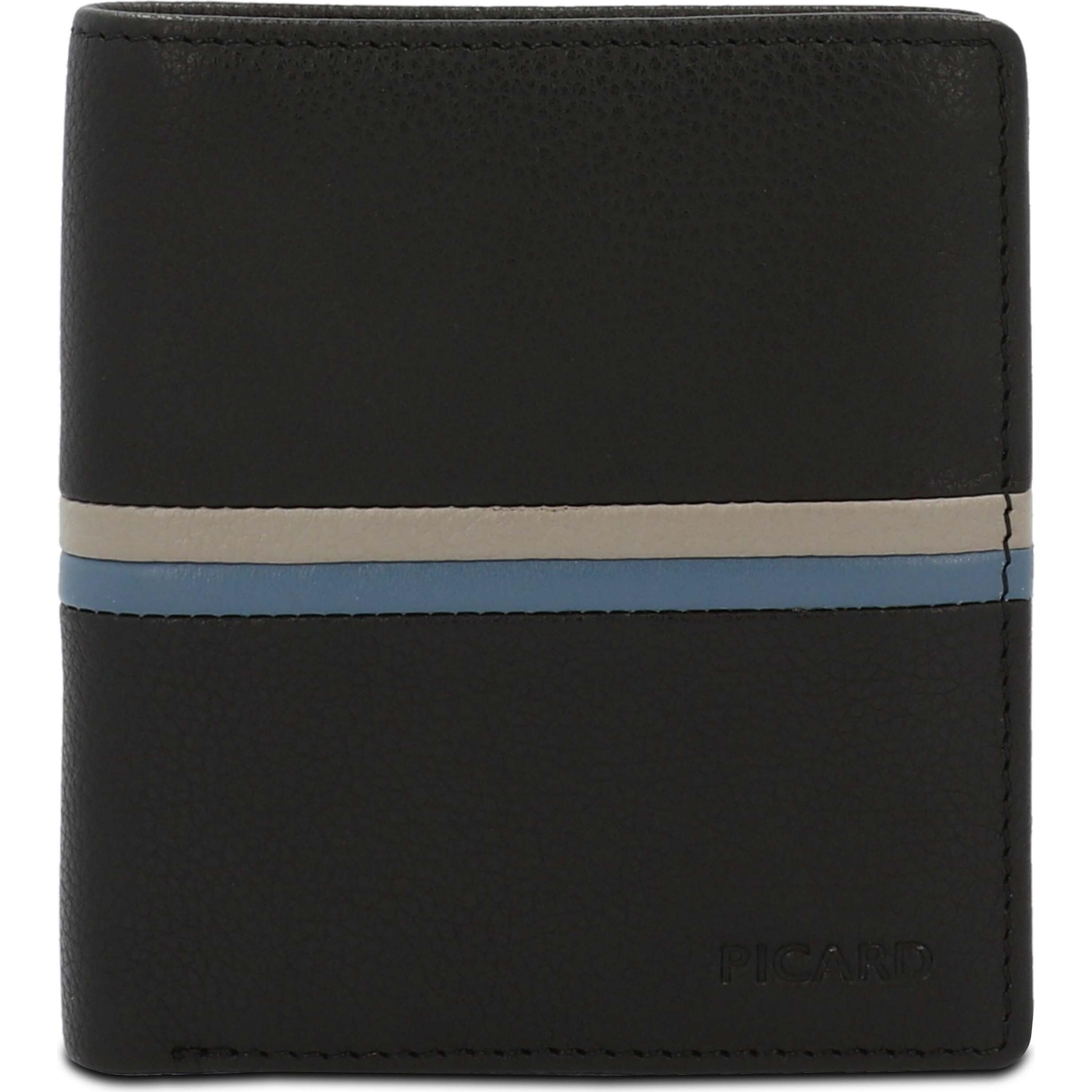 Picard, Herren, Portemonnaie, Portemonnaie Horizon, Schwarz