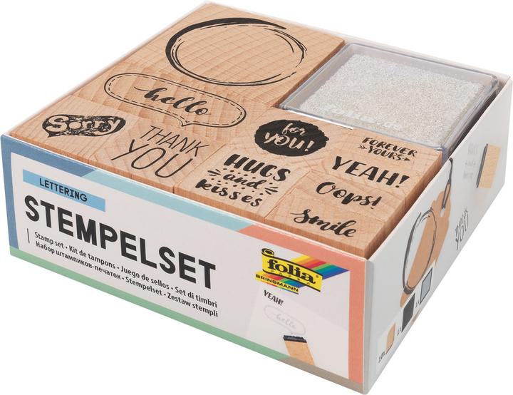 Produktbild Folia Stempelset Lettering