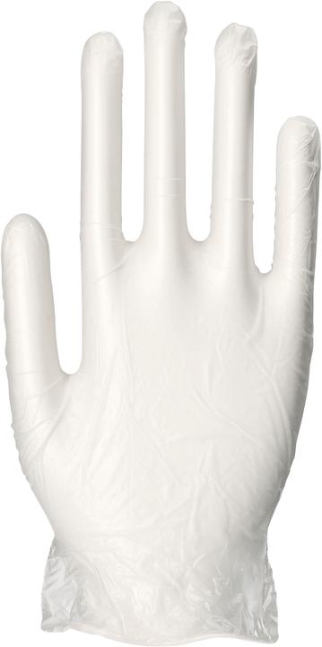Actual product image Papstar Disposable gloves Medi-Inn Light, vinyl, lightly powdered, latex-free, transparent, 100 pcs. (XL)