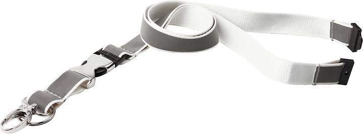 Produktbild Tarifold Umhängeband für Ausweishalter/Namensschild, B 20 x H 550 mm, reflektierend, weiss oder ge...