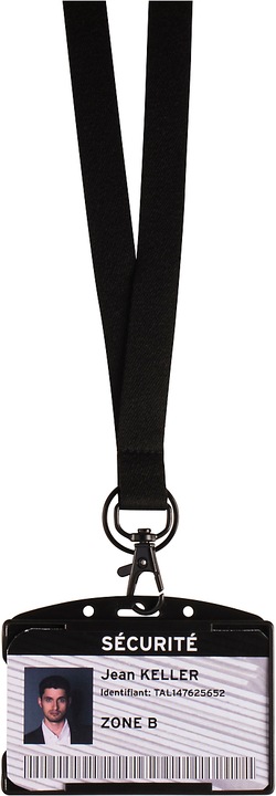 Immagine prodotto Tarifold Portabadge, fronte aperto, ritagli per le dita, L 90 x H 65 mm, plastica, diver...