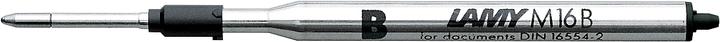 Lamy Kugelschreibermine M16, dokumentenecht, Strichstärke B 0,8 mm oder Strichstärke M 0,6 mm, bl... (Schwarz, 0.80 mm)