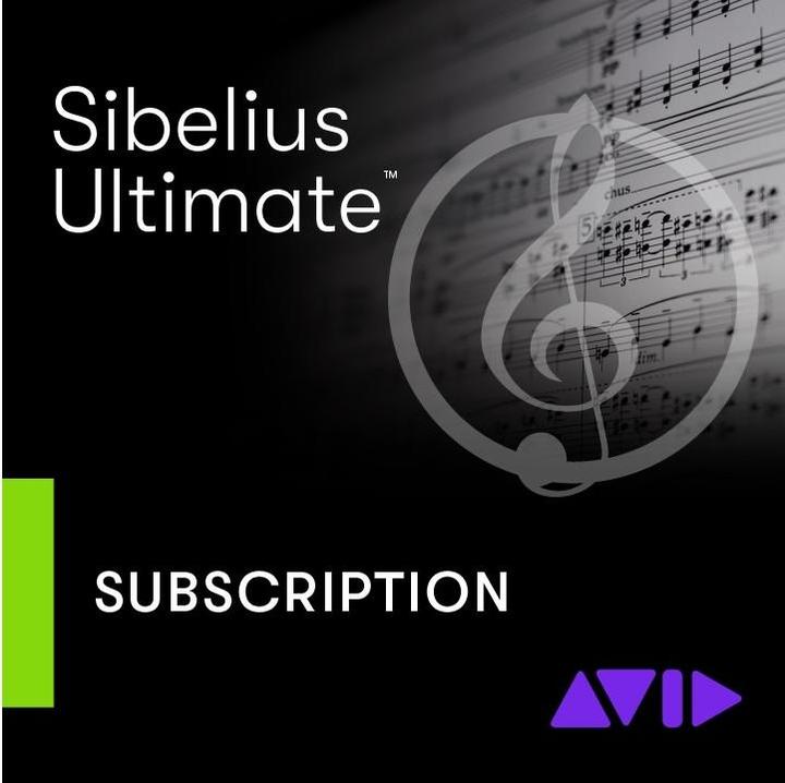 Actual product image Avid Sibelius Ultimate - Annual Subscription NEW (1 User, 12 months)
