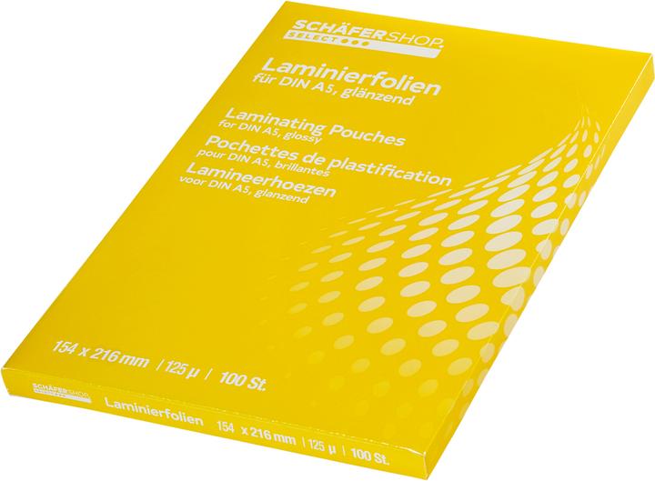 Produktbild Schäfer Shop Laminierfolien (A5, 100 Stück, 125 µm)