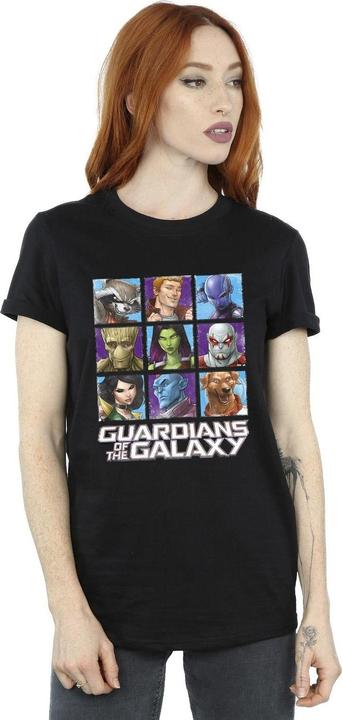 Image du produit Guardians of the Galaxy - T-shirt CHARACTER SQUARES - Femme (M)