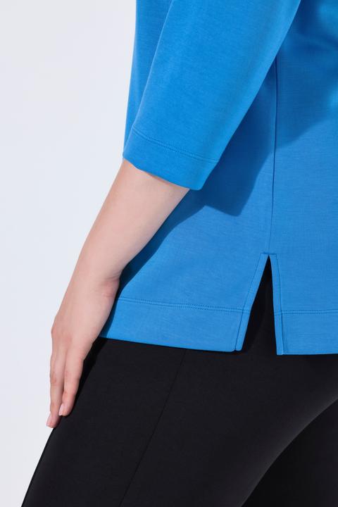 Produktbild Ulla Popken Sweatshirt, Stehkragen, Classic, Zierkette, Langarm (60)