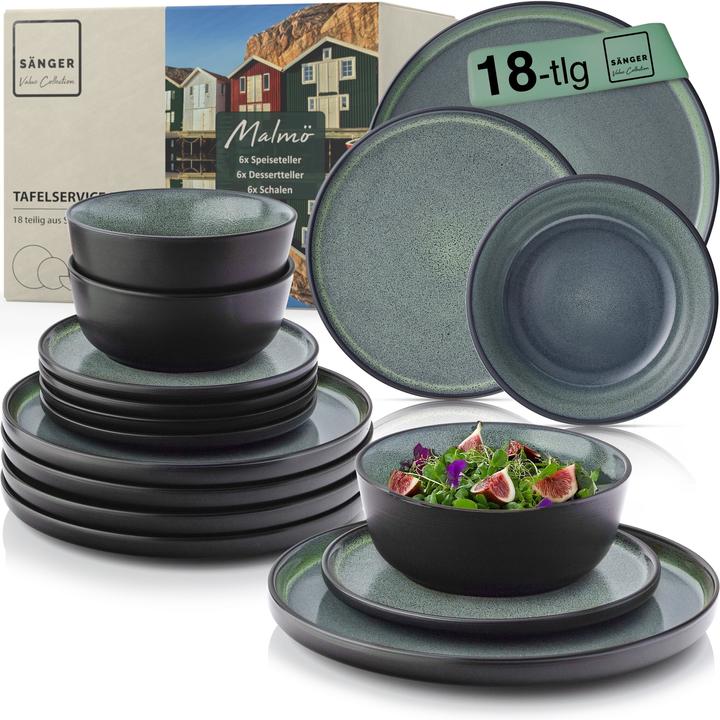 Actual product image Sänger Geschirr Tafelservice Malmö (18 pcs.)