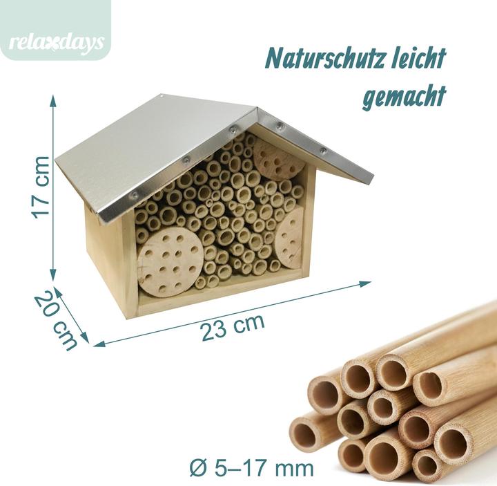 Actual product image Relaxdays bee box (Wild bees)