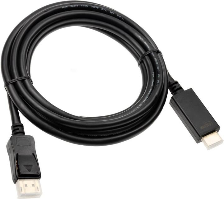 Actual product image InLine DisplayPort — HDMI (Typ A) (3 m, HDMI, 2.0)