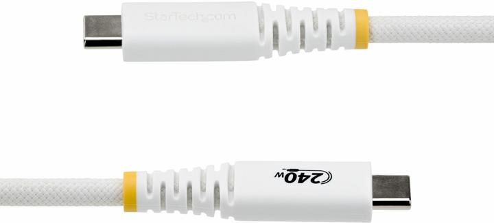 Immagine prodotto StarTech .com S2CEPR3MW-USB-CABLE, 3 m, USB C, USB C, USB 2.0, 0,48 Gbit/s, Bianco (3 m, USB 2.0, 240 W)