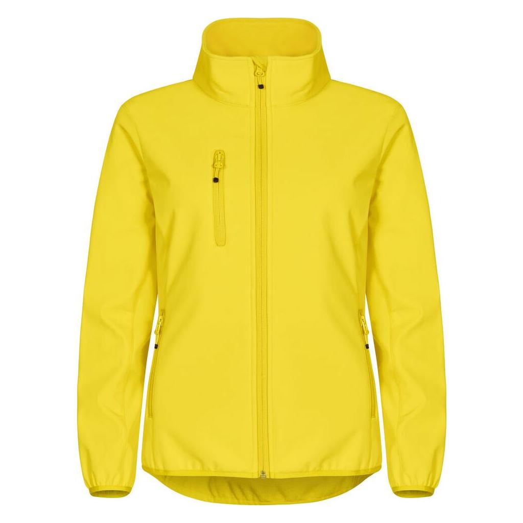 Clique, Damen, Outdoorjacken, Classic Softshell Jacket Women (Xxl), Gelb, Xxl