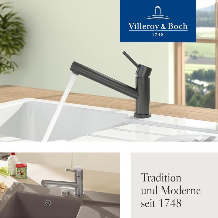 Produktbild Villeroy & Boch Como Niederdruck Küchenarmatur, aus Edelstahl