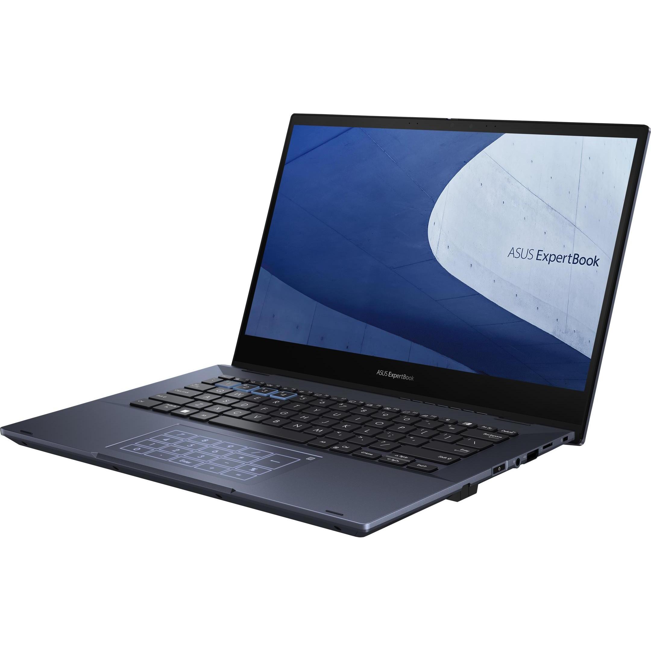ASUS ExpertBook B5 Flip (13.31", Intel Core i5-1235U, 8 GB, 256 GB, DE), Notebook, Schwarz