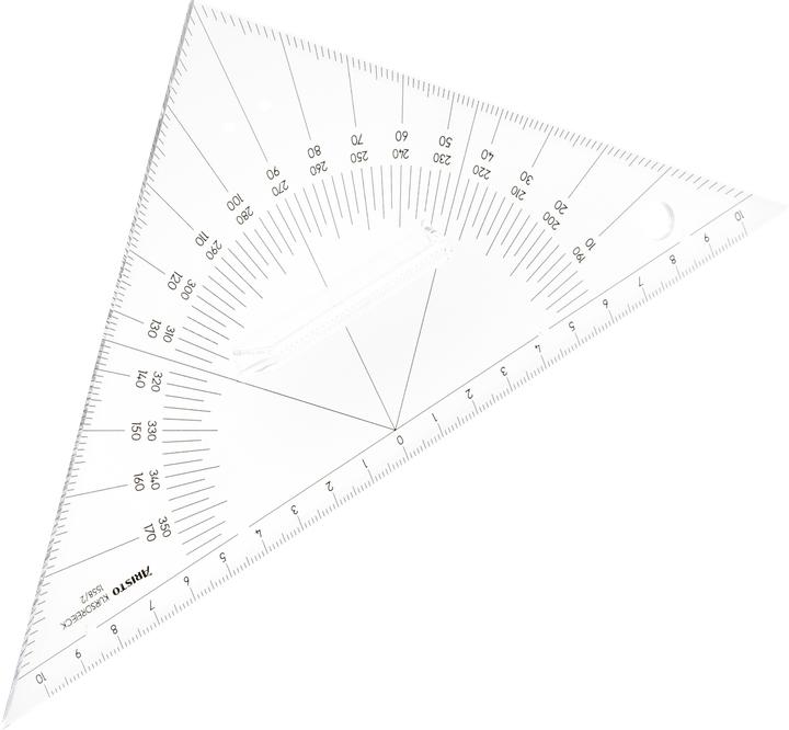 Actual product image Aristo Course triangle with handle (27 cm)