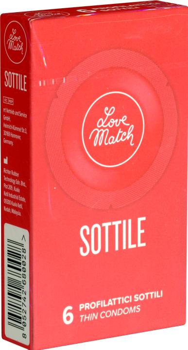 Produktbild Love Match Sottile (6 Stk.)