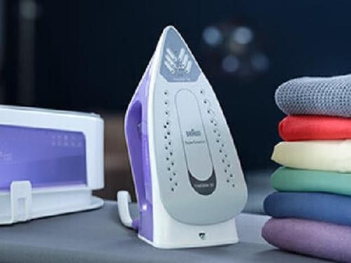 Immagine prodotto Braun CareStyle 1 IS 1014 VI Stazione stirante a vapore bianco/viola (2200 W, 360 g/min)