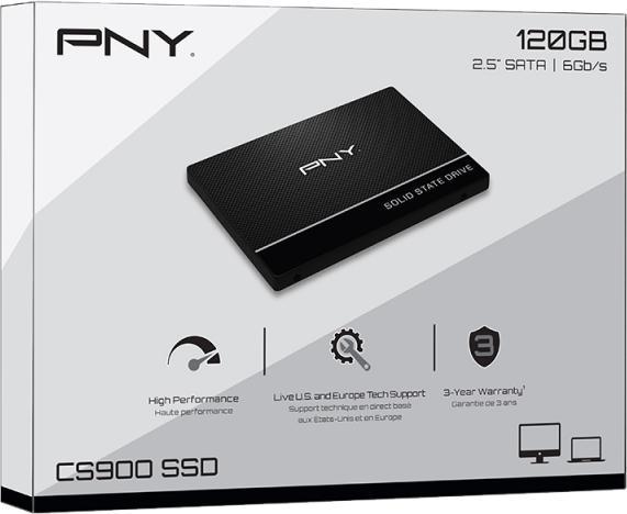 Actual product image PNY Cs900 (120 GB, 2.5")
