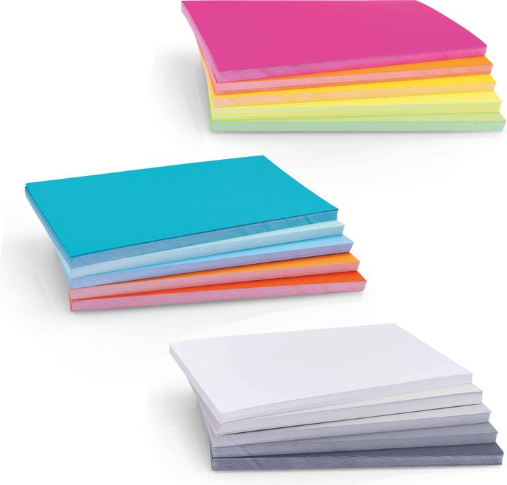 Actual product image Magnetoplan Presentation card set II 117501502 200x100mm assorted 3x250pcs.