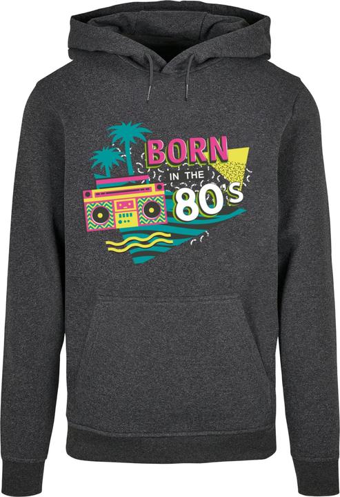 Image du produit MT Born In The 80's Basic Hoody charcoal M (M)