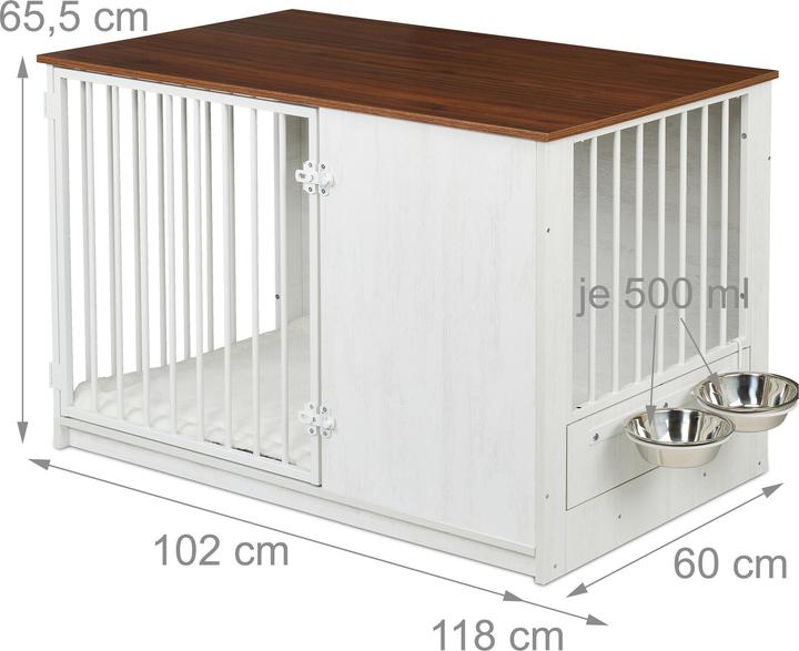 Actual product image Relaxdays Hundekäfig