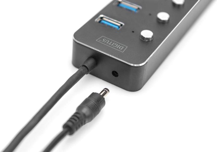 Actual product image Digitus USB Hub (USB-A, USB-C, 7 ports)