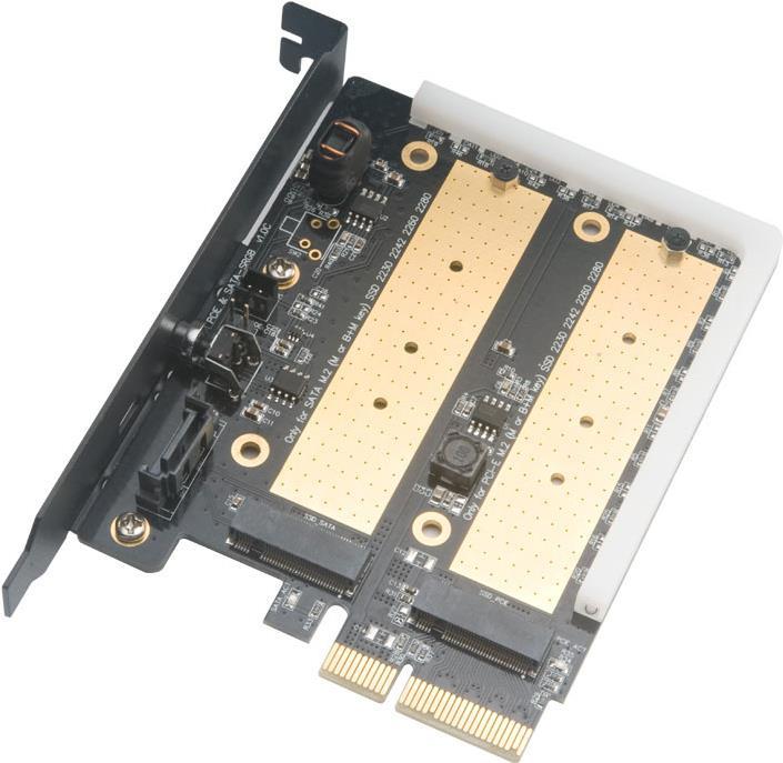 Produktbild Akasa AK-PCCM2P-03 - PCIe - M.2 - Schwarz - 32 Gbit/s - 0 - 55 °C