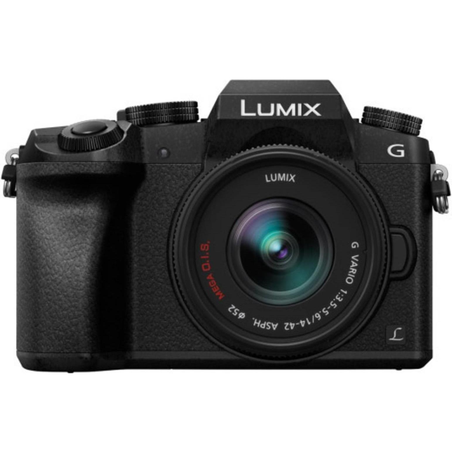 Panasonic DMC-G70KAEGK Lumix G (14 - 42 mm, 16 Mpx, Micro Four Thirds), Kamera, Schwarz