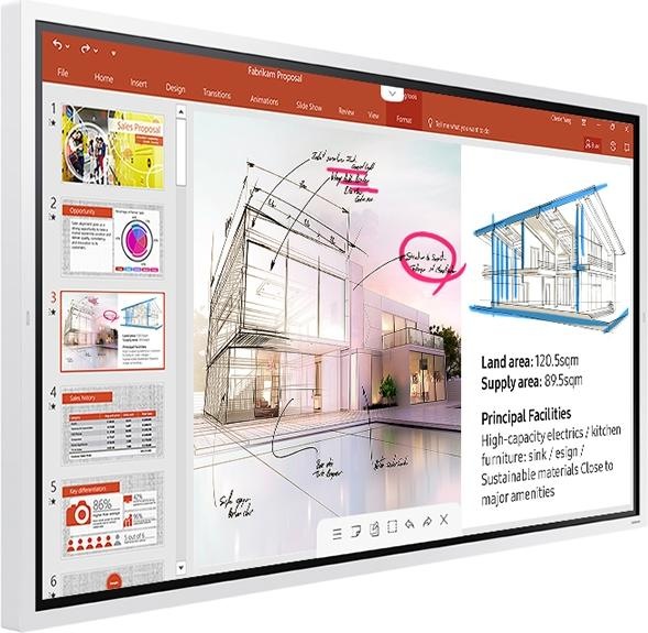 Image du produit Samsung Flip 2 WM65R (3840 x 2160 pixels, 65")