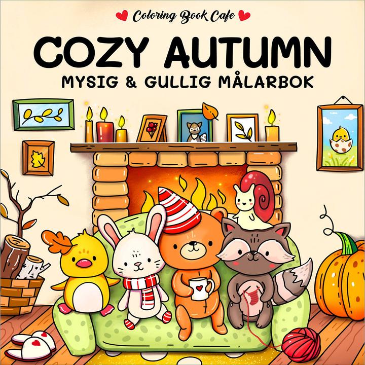 Produktbild Samsonite Målarbok : Cozy Autumn (Blanko)