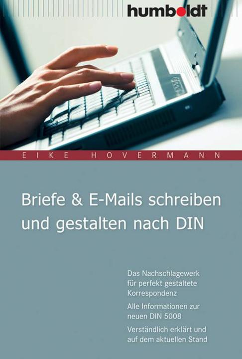 Produktbild Briefe und E-Mails schreiben und gestalten nach DIN (Deutsch, Eike Hovermann, 2011)