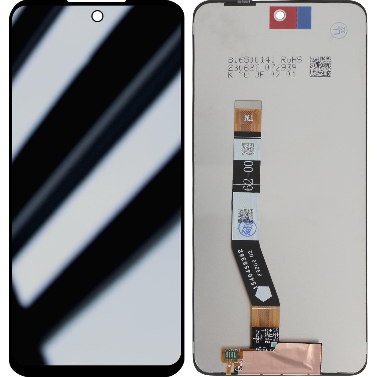 Clappio Ersatzdisplay (Display, Motorola Moto G14), Mobilgerät Ersatzteile, Schwarz