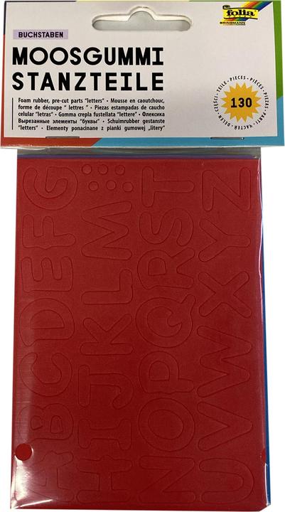 Produktbild Folia Moosgummi-Stanzteile Buchstaben