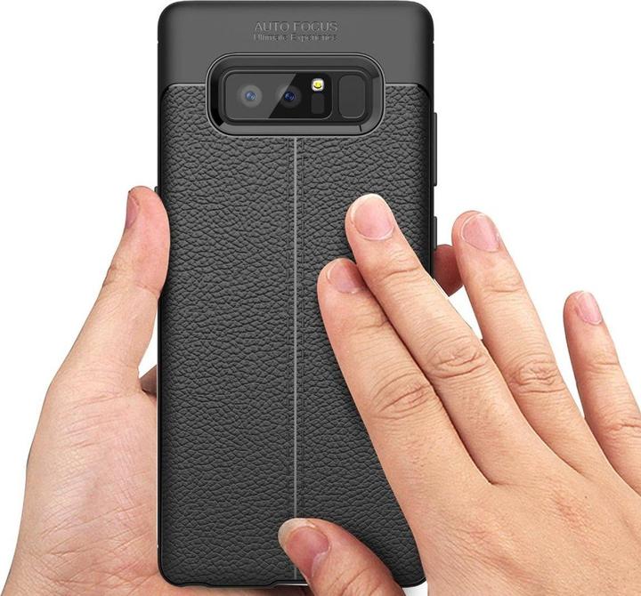 Actual product image König Design Mobile Phone Case for Samsung Galaxy Note 8 Protective Wallet Cover 360 Case Black (Samsung Galaxy Note 8)