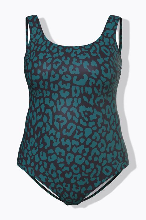 Actual product image Ulla Popken Leopard Print Swimsuit (60)