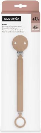 Actual product image Suavinex Dummy chain silicone miracle brown