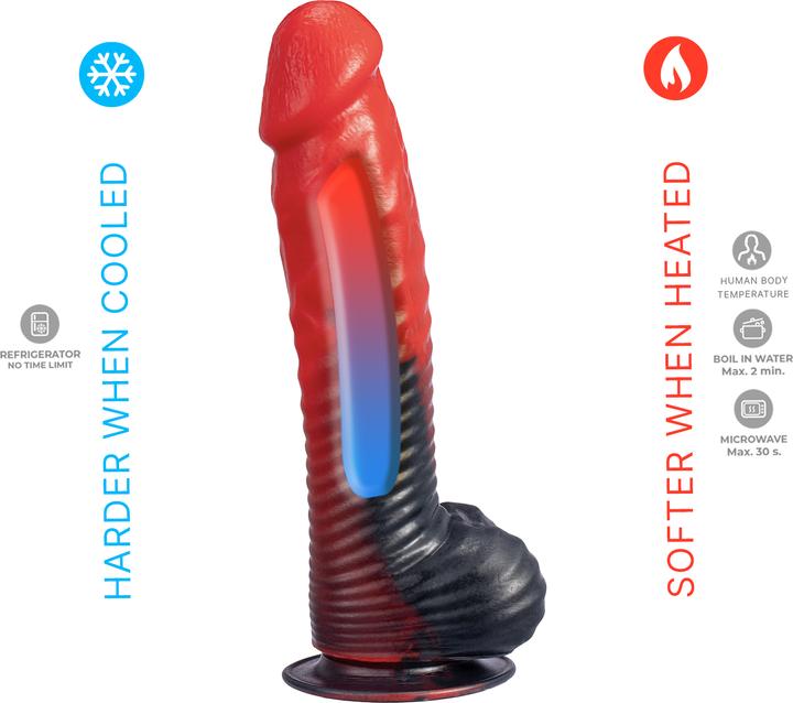 Actual product image Silexd Devil (8") - Liquid Silicone - Fantasy Collection